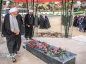 مراسم تجدید میثاق ، گلباران و عطر افشانی در مزار شهدای گمنام دانشگاه های شاهرود 
